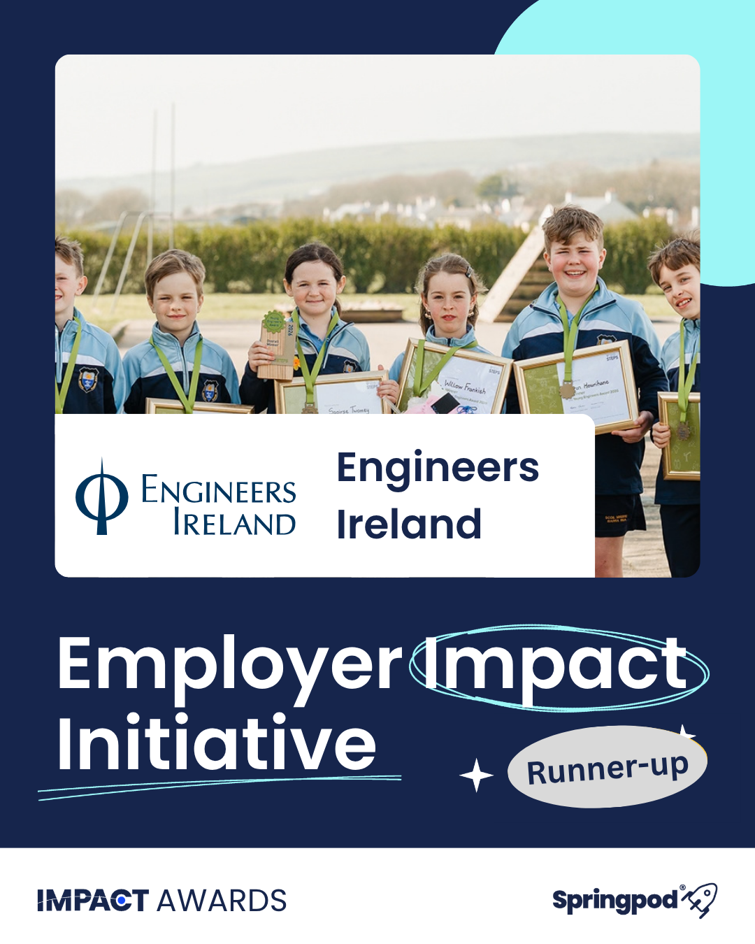 Impact Awards 2026. Engineers Ireland, Employer Impact Initiative runner-up