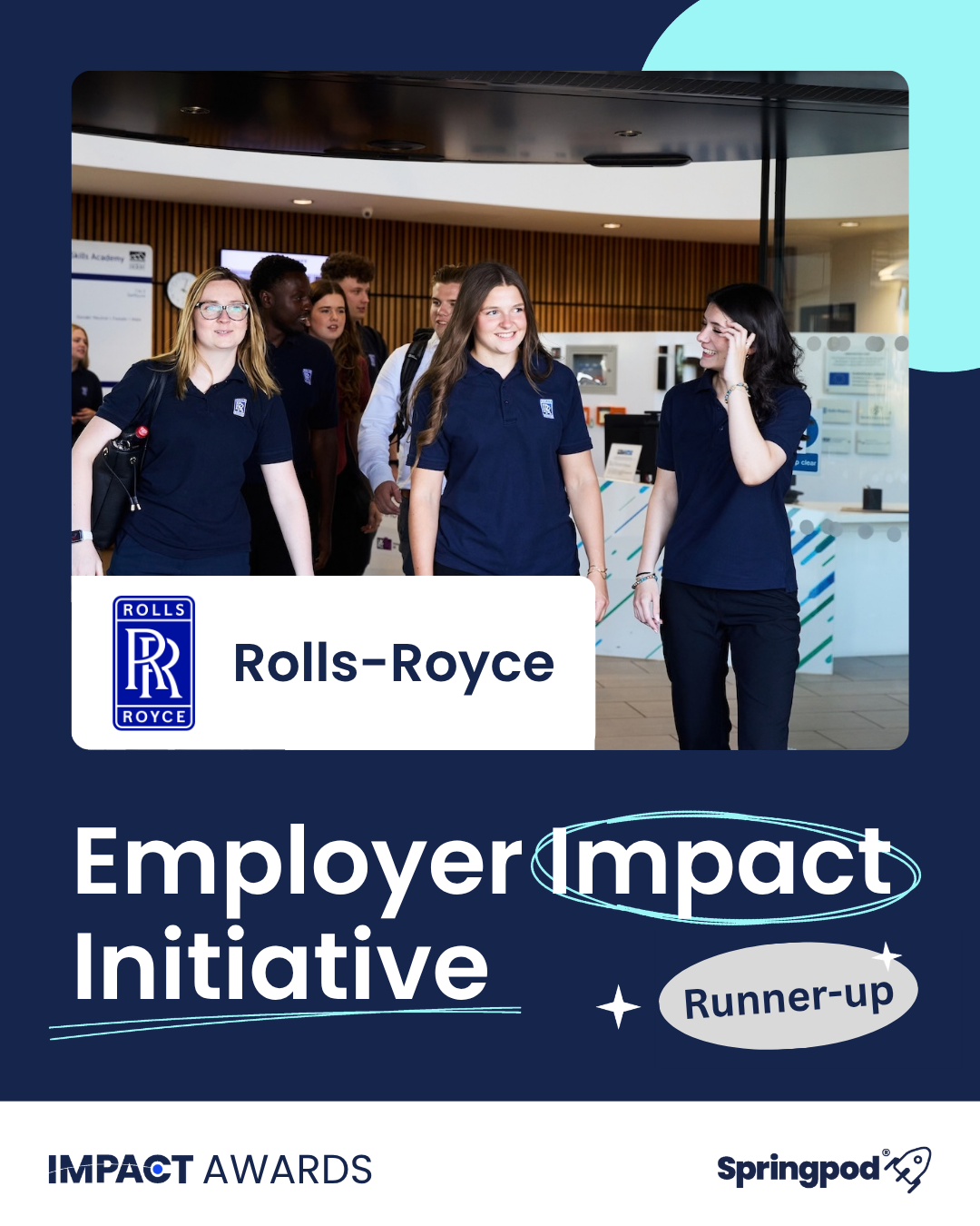 Impact Awards 2026. Rolls-Royce, Employer Impact Initiative runner-up