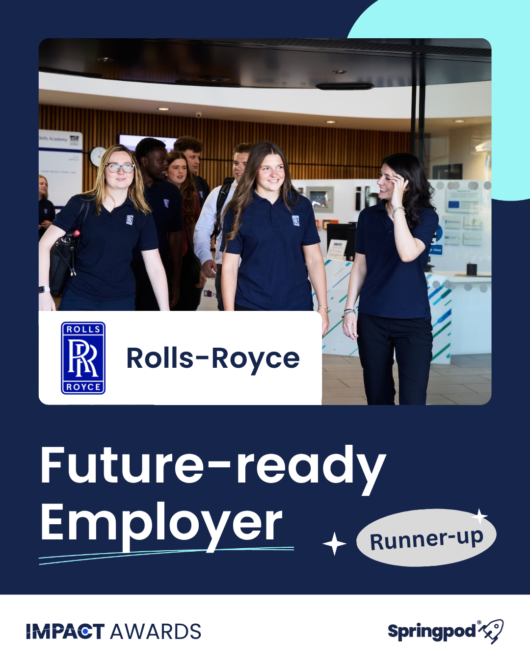 Impact Awards 2026. Rolls-Royce, Future-ready Employer runner-up