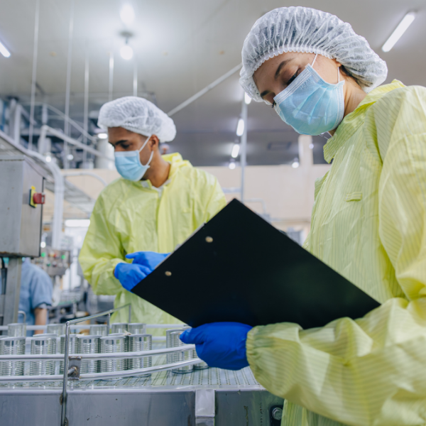 Kwaliteitscheck in de productie