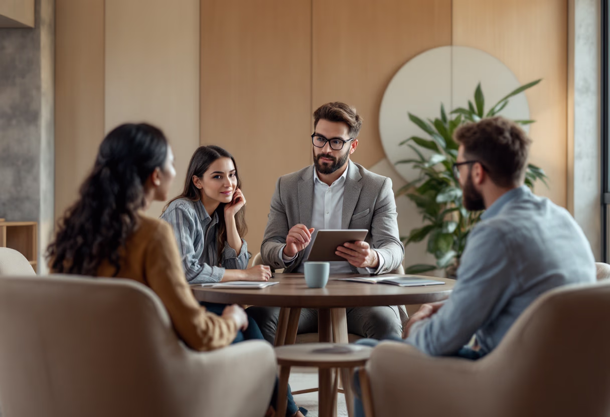image of business strategy session (for a data analytics and business intelligence)
