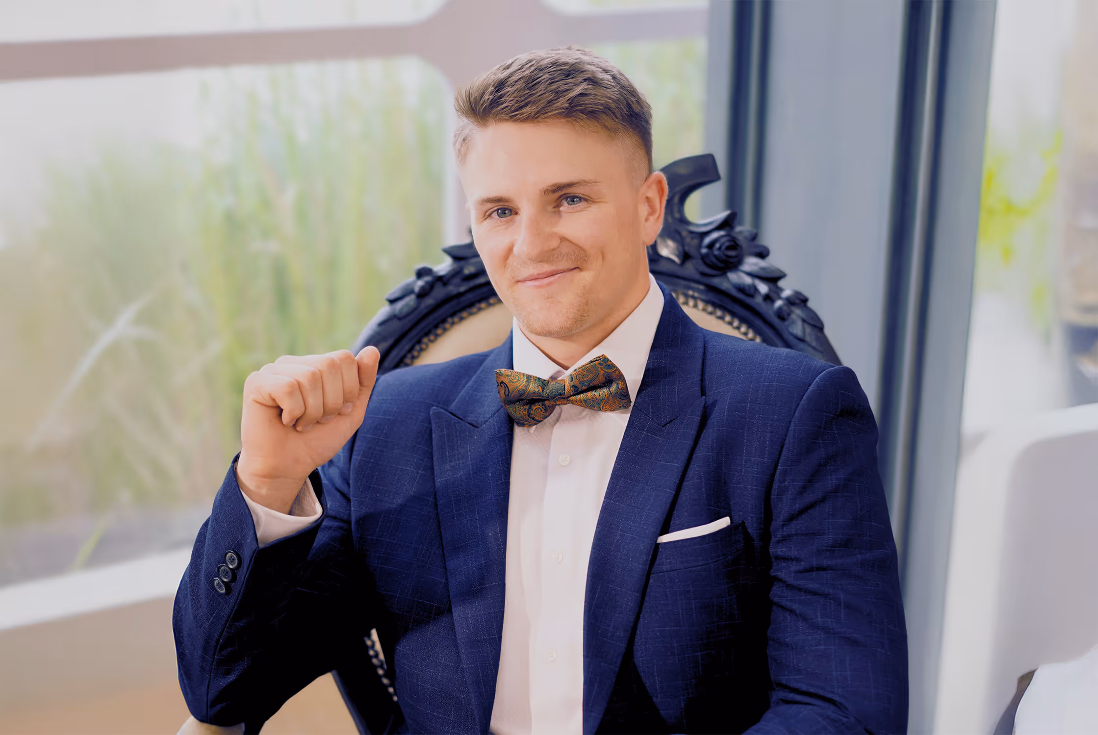 Professional portrait of Cooper Treloar, Founder and COO of Testudo Technology Solutions, focused on operational leadership and secure, autonomous infrastructure intelligence solutions.