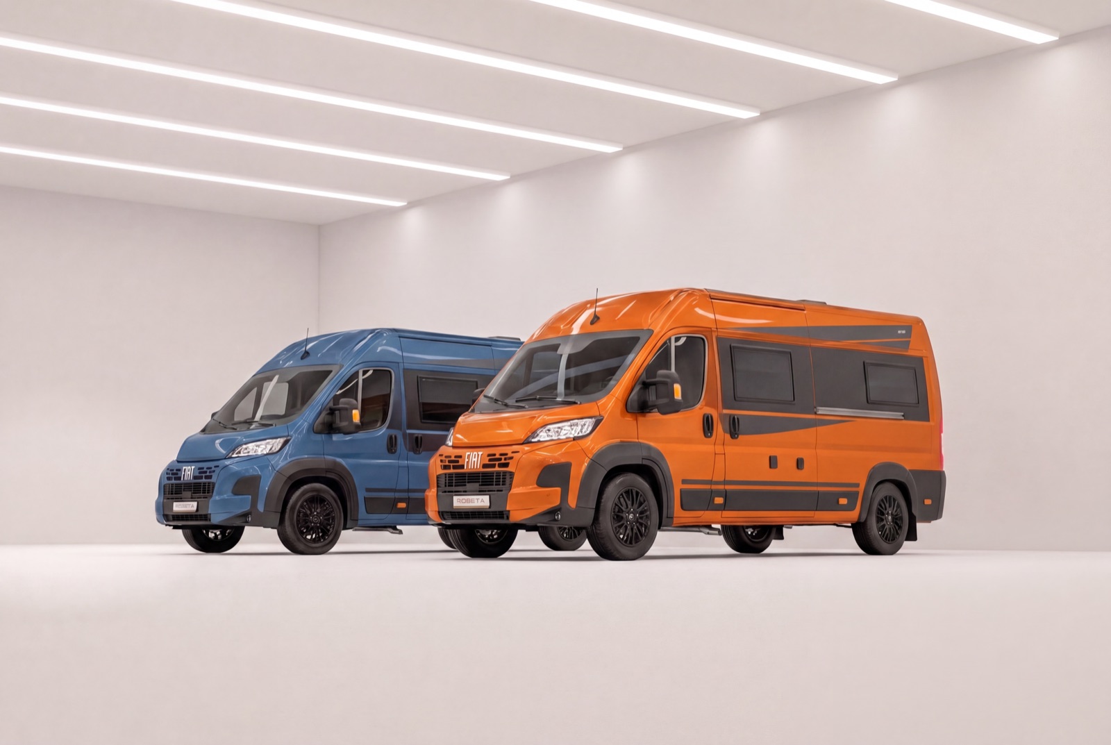 Womondo Lifestyle show special in Baltic Orange and Storm Blue