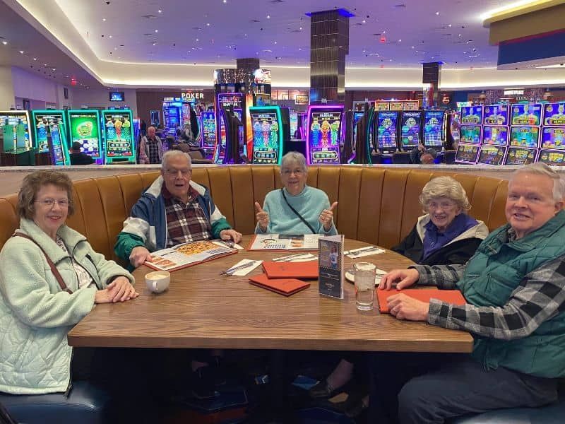 Peterson Meadows residents at the new Hard Rock Casino in Rockford, IL