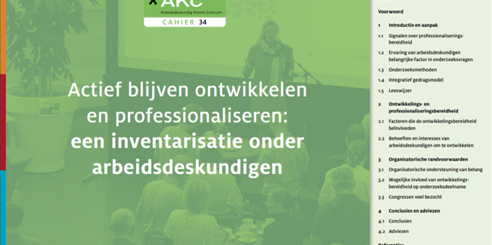ZINZIZ onderzocht AKC-arbeidsdeskundigen: hoge ontwikkelbereidheid, maar lage urgentie en beperkte tijd.