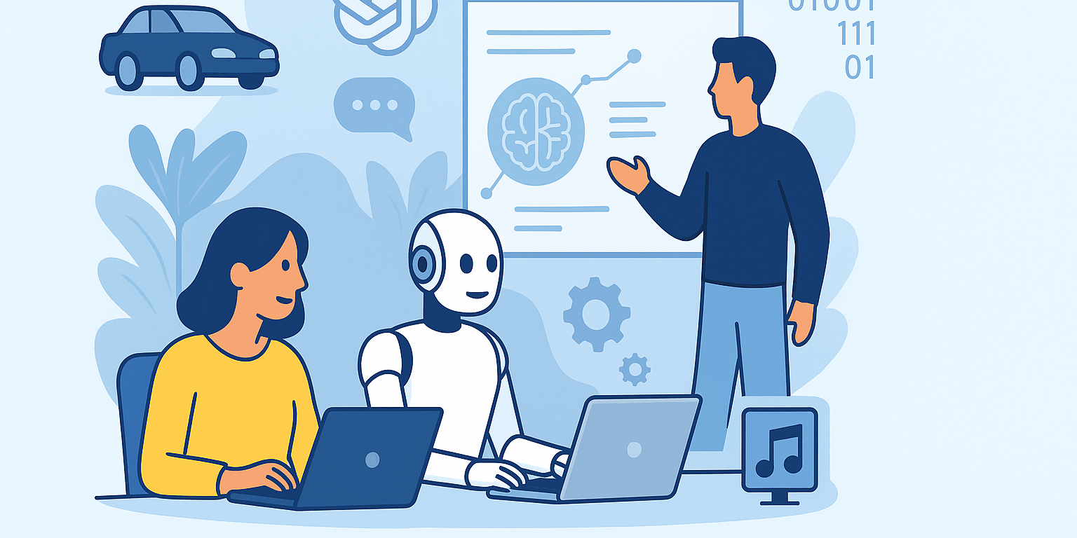 ZINZIZ verkende AI tijdens collegiaal leren: kansen, tijdwinst en slimme toepassingen voor werk, met aandacht voor ethiek en praktische inzet.