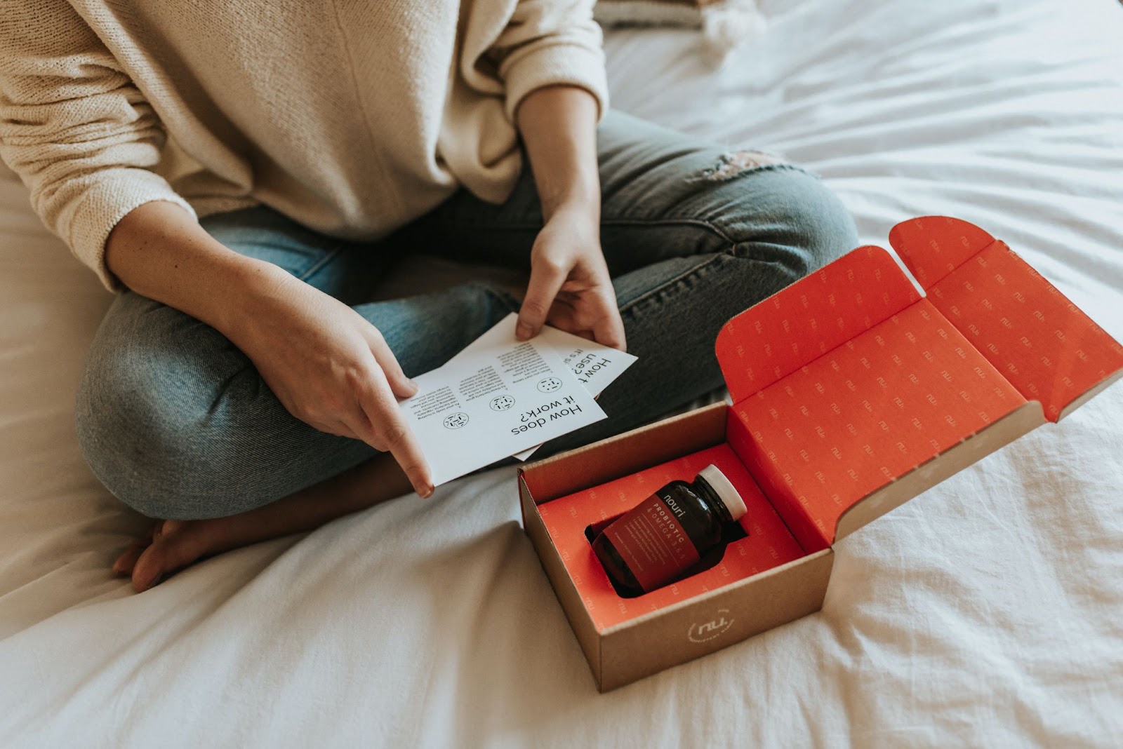 a customer opens their supplements subscription