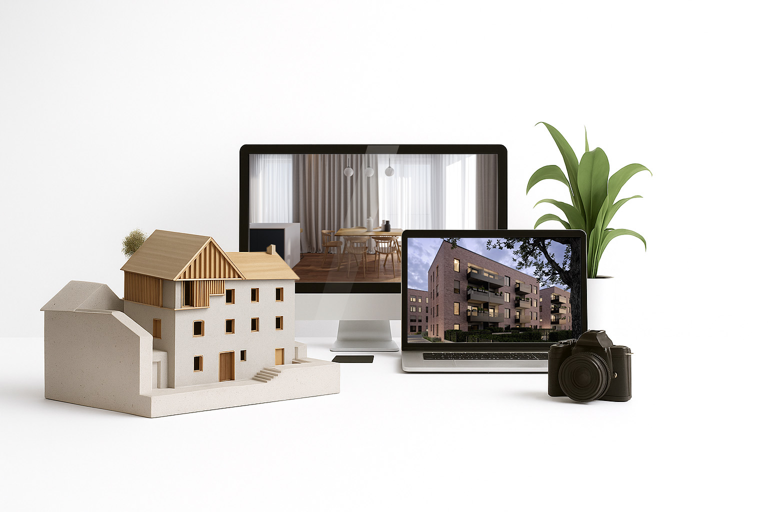 3D Visualisierungen, Animationen, Modellbau, 3D Modellierung und Architekturfotografie