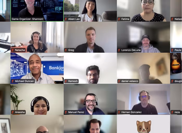Team online meeting screenshot