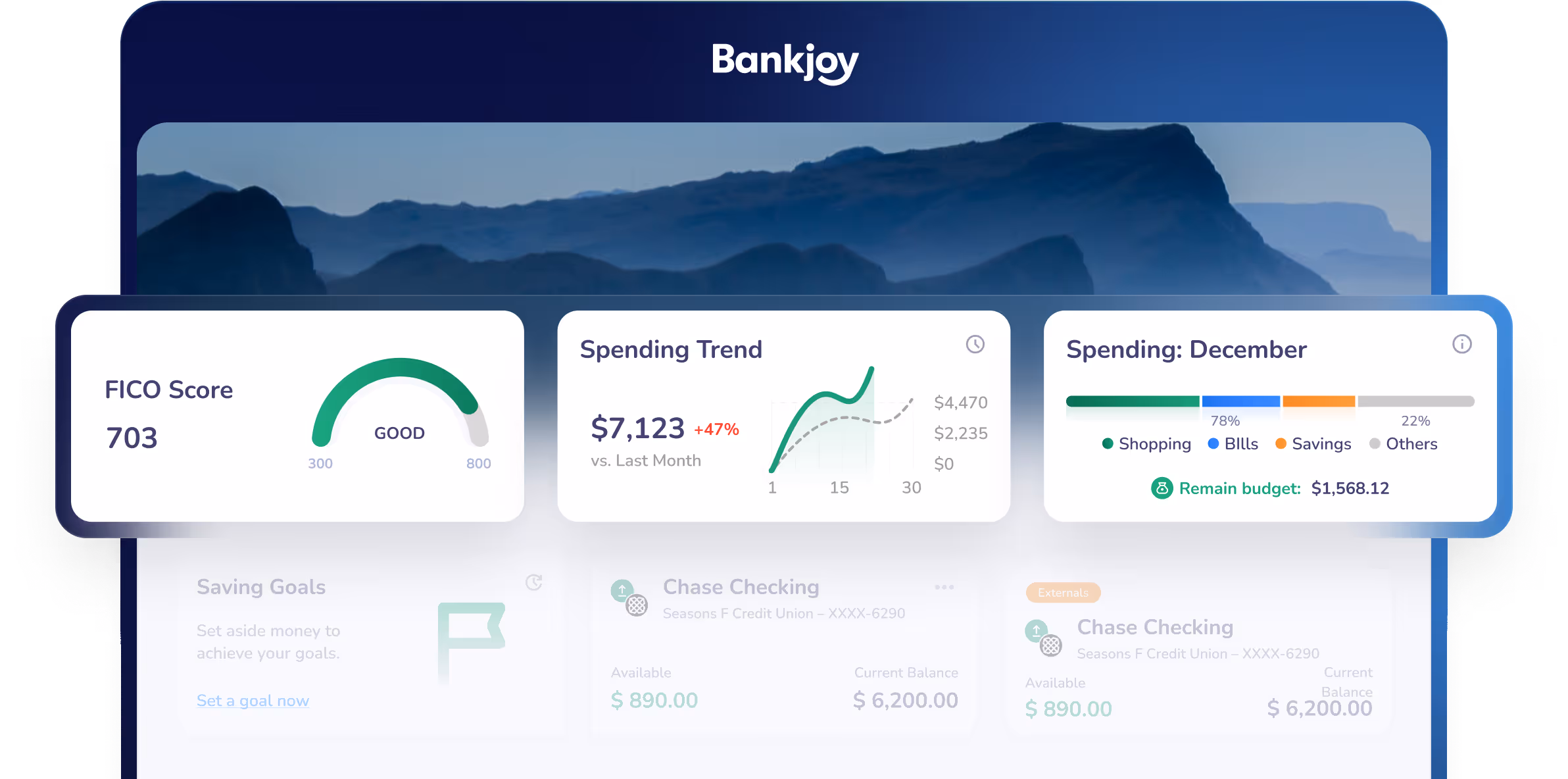Bankjoy Dashboard
