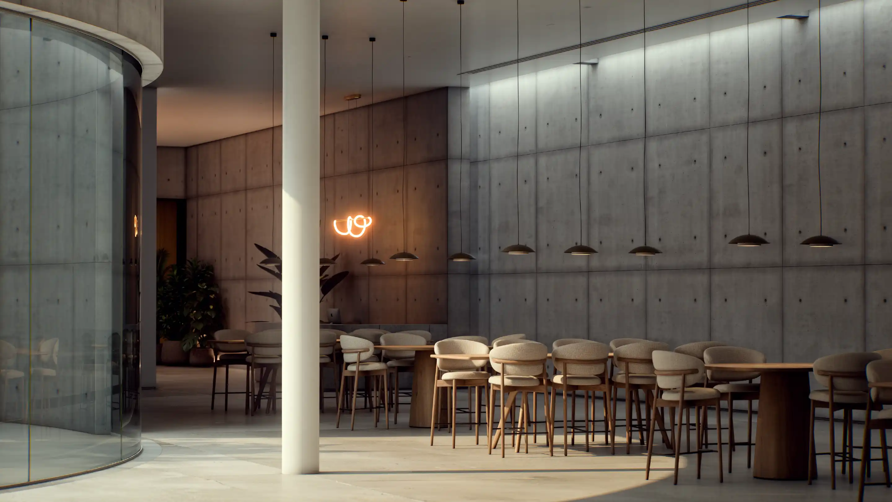 Photoreal architectural exterior render created for 3D visualization and marketing presentations.