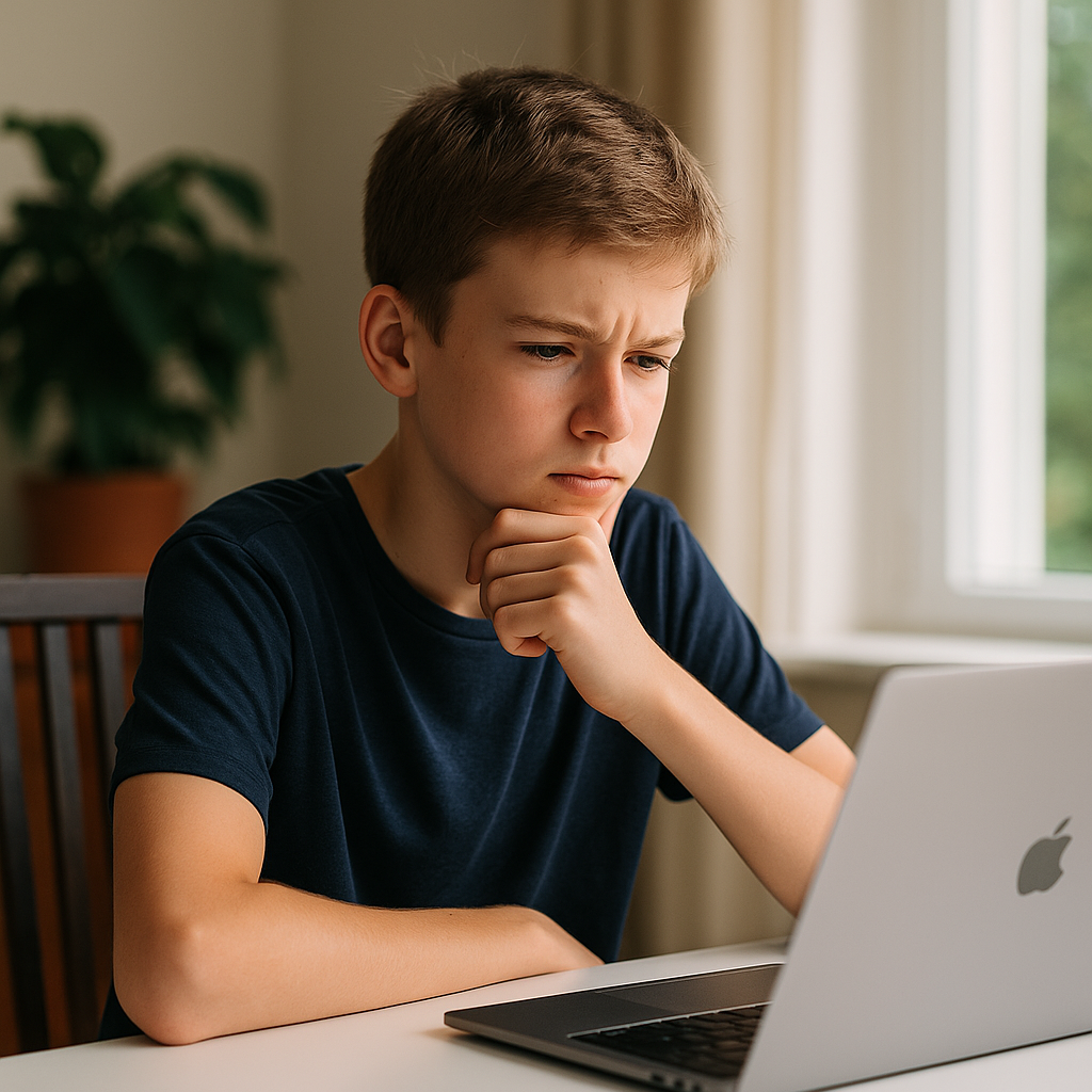 image of an article on a screen (for a social media and communication)