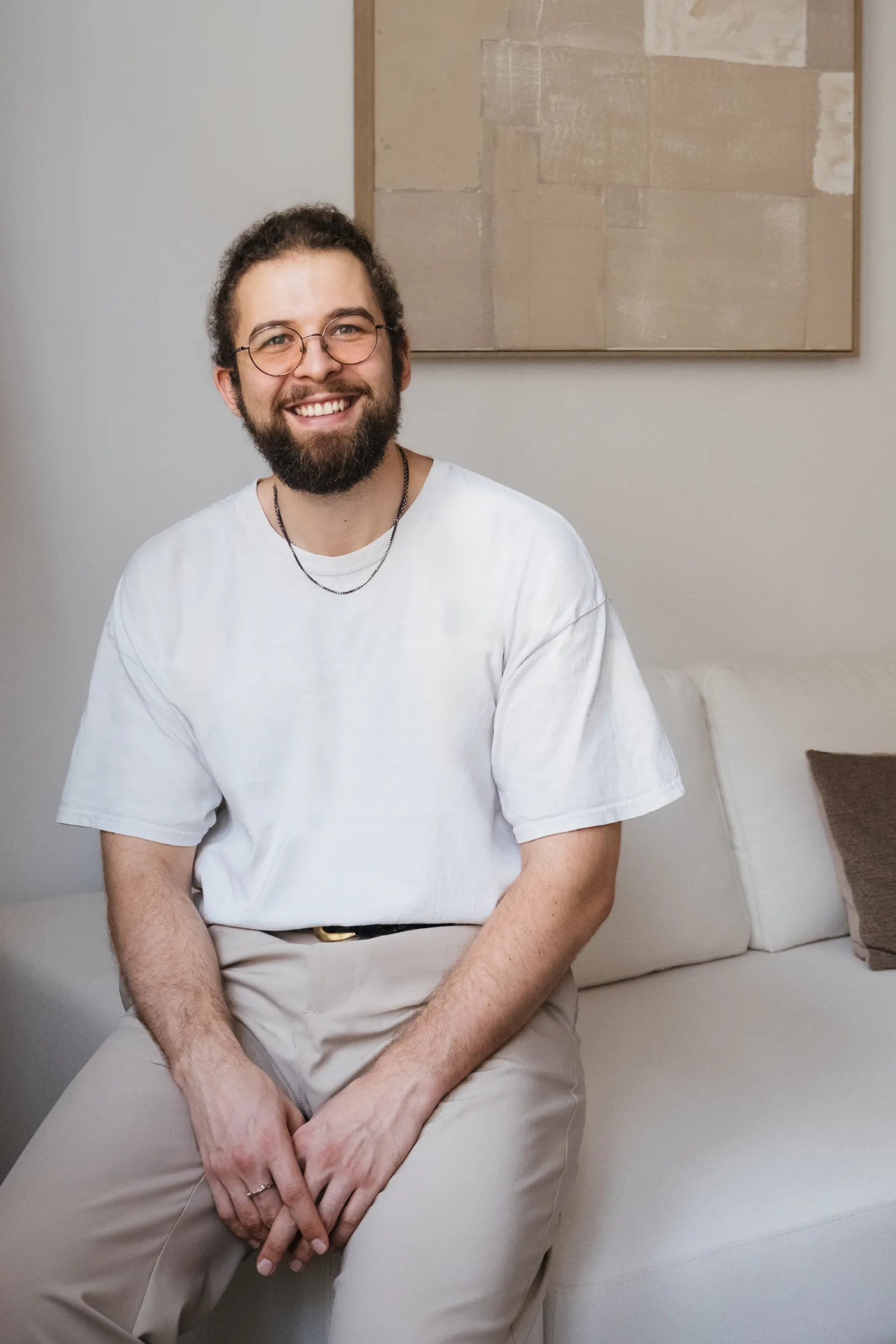 Portrait von Christoph Puhr, Psychotherapeut in Ausbildung unter Supervision, Psychotherapie Puhr in Wien, 1020