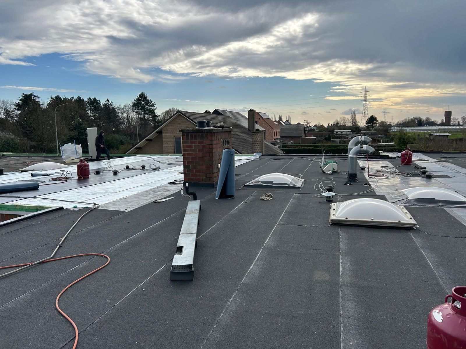 plat dak renovatie