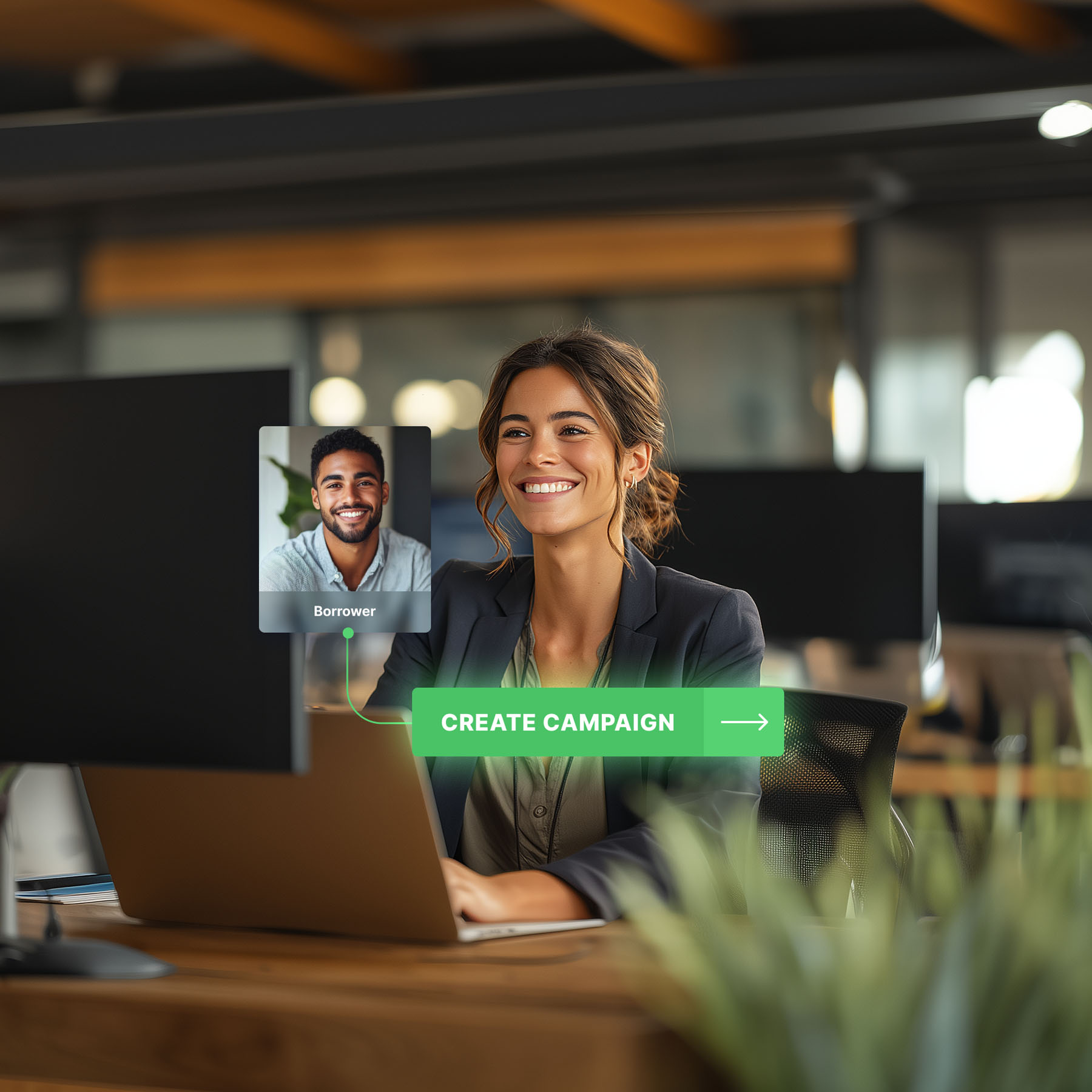 Loan Officer Working