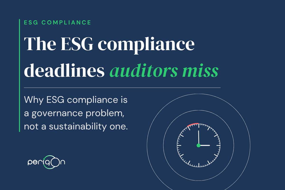 The ESG compliance deadlines auditors miss