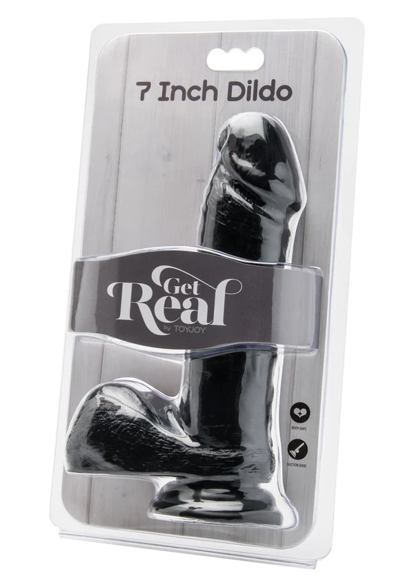 Dildo PVC 18 cm black