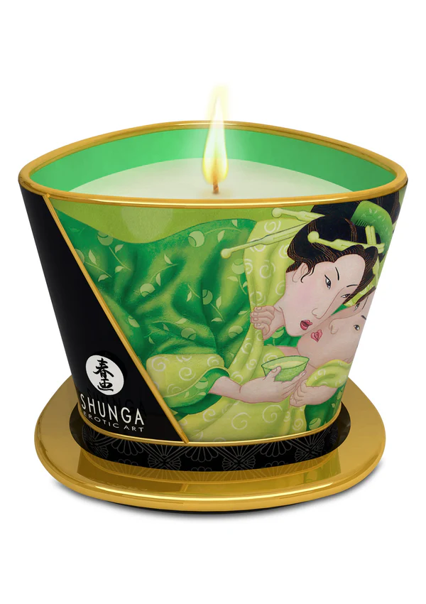 Bougie de massage 170 ml Thé vert