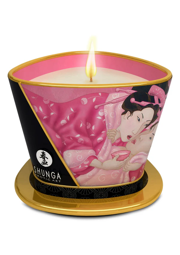 Bougie de massage 170 ml Rose