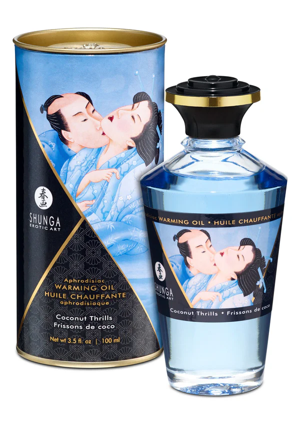 Huile de réchauffement aphrodidiaque 100 ml coco
