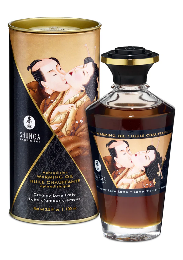Huile de réchauffement aphrodidiaque 100 ml Café  Caramel  Cherry