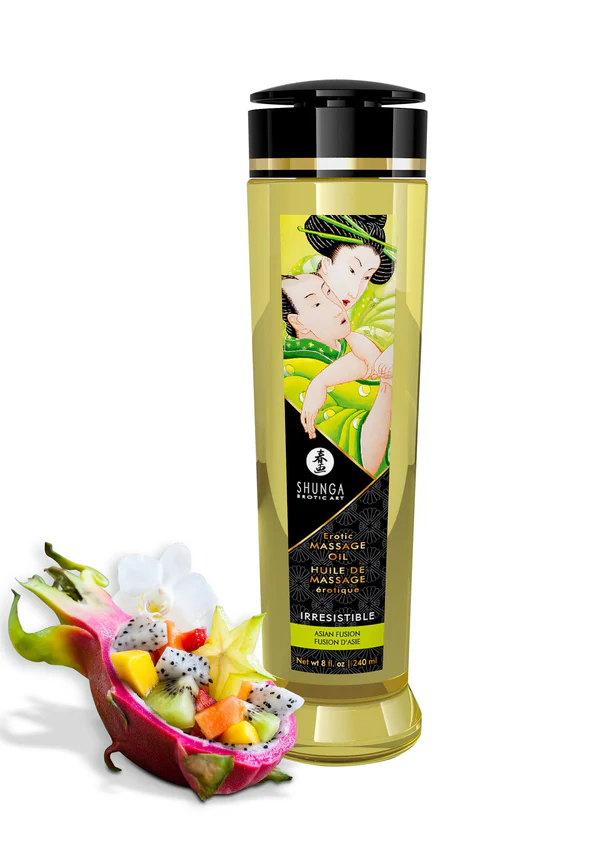 Huile de massage érotique asiatique