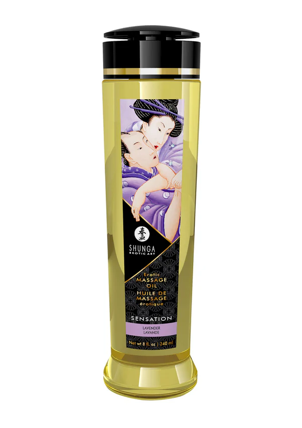 Huile de massage érotique Lavande