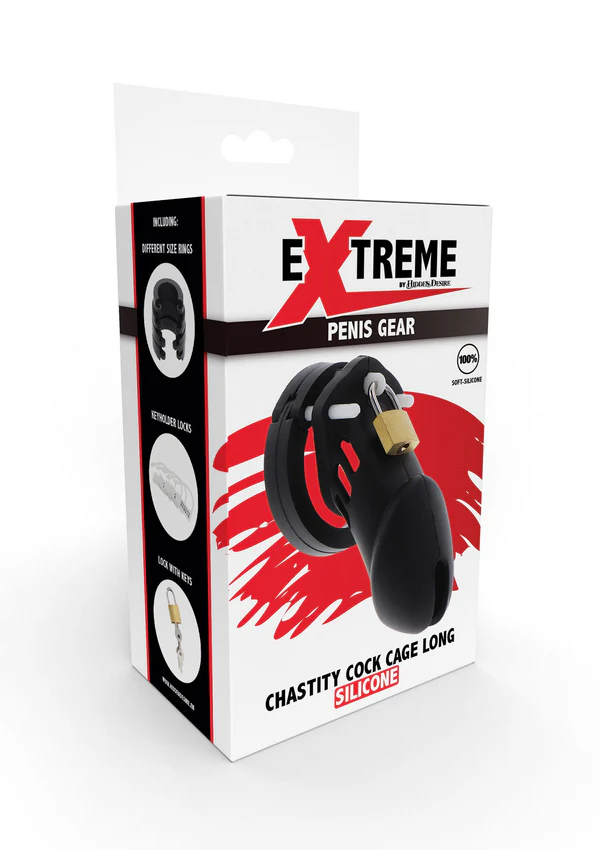 Cage de queue Chastity Grande en silicone