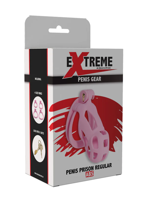 Cage pénienne Pénien, cage de pénis rose