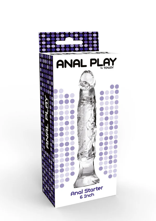 Démarreur anal 16 cm transparent