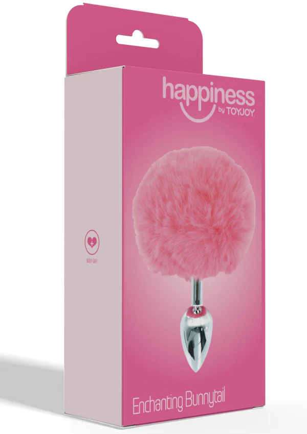 Plug anal en queue de lapin rose