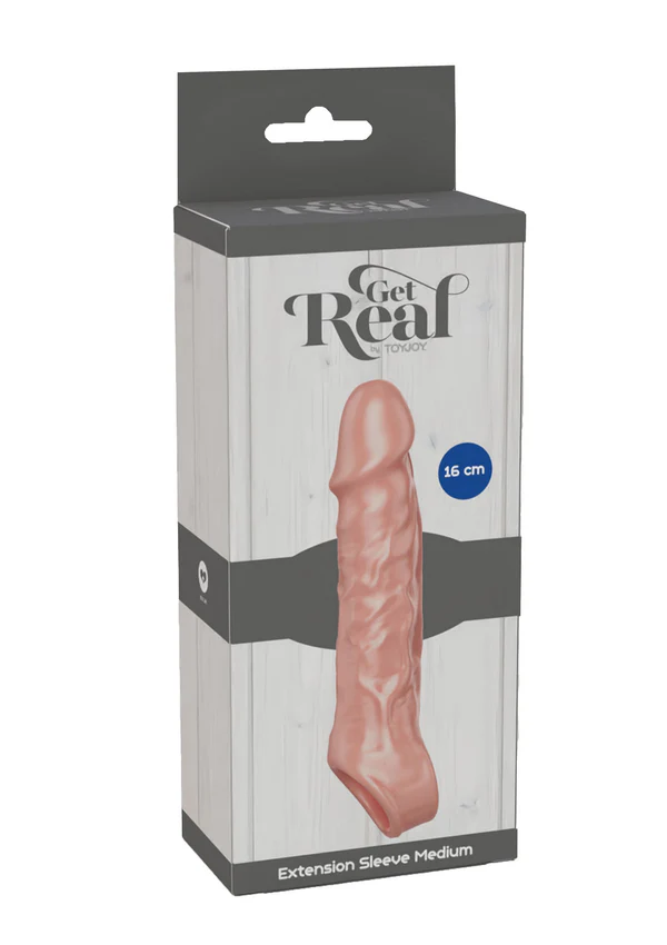 Manchon d’extension TPE Medium 16 cm nude