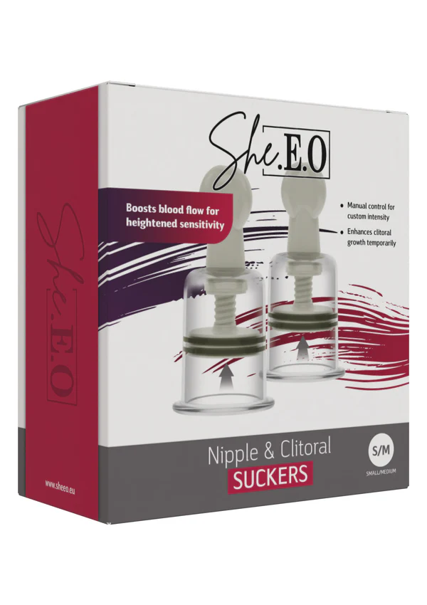 Sucons du mamelon et du clitoris S/M