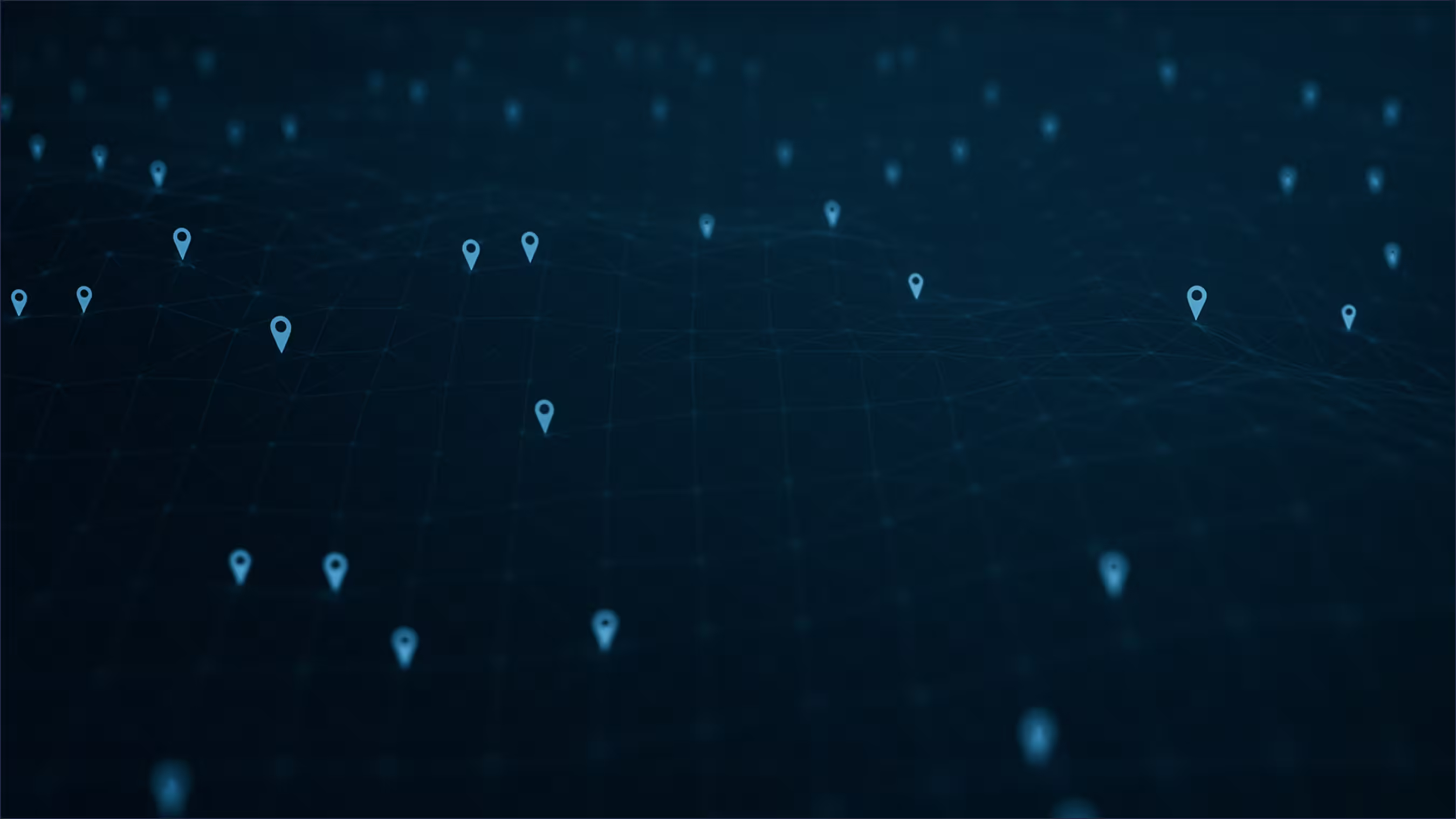 Graphic map with location points