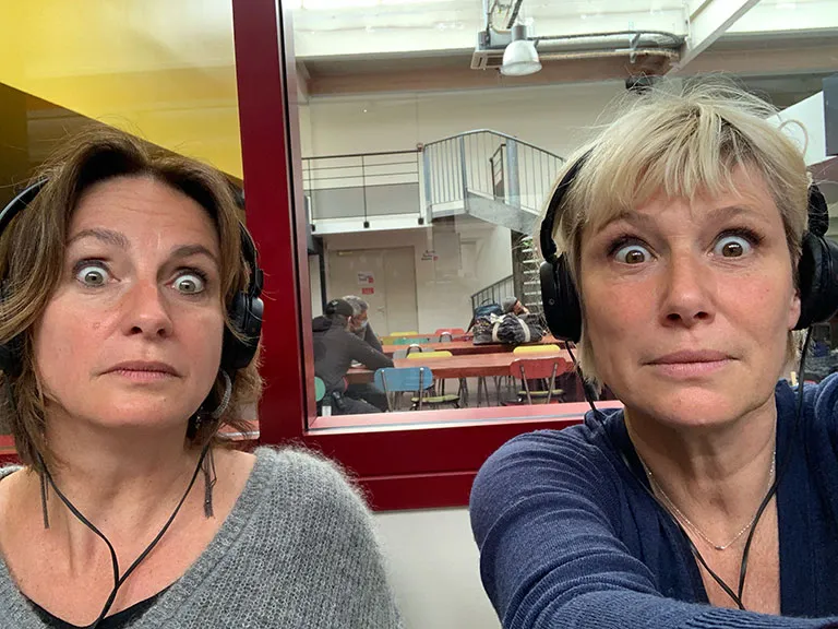 Alexandra Crucq et Maïtena Biraben
