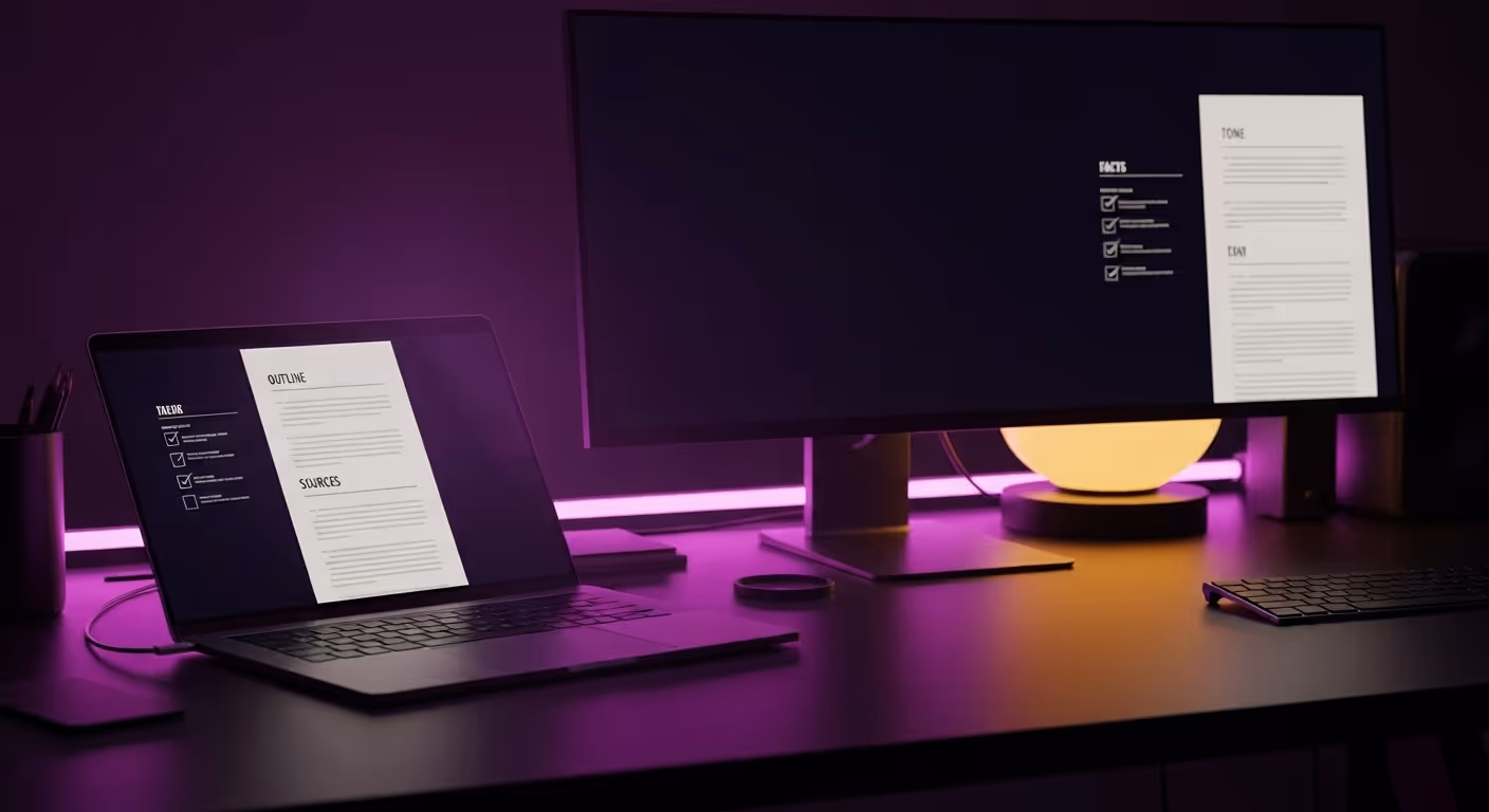 Use AI to draft posts you can trust