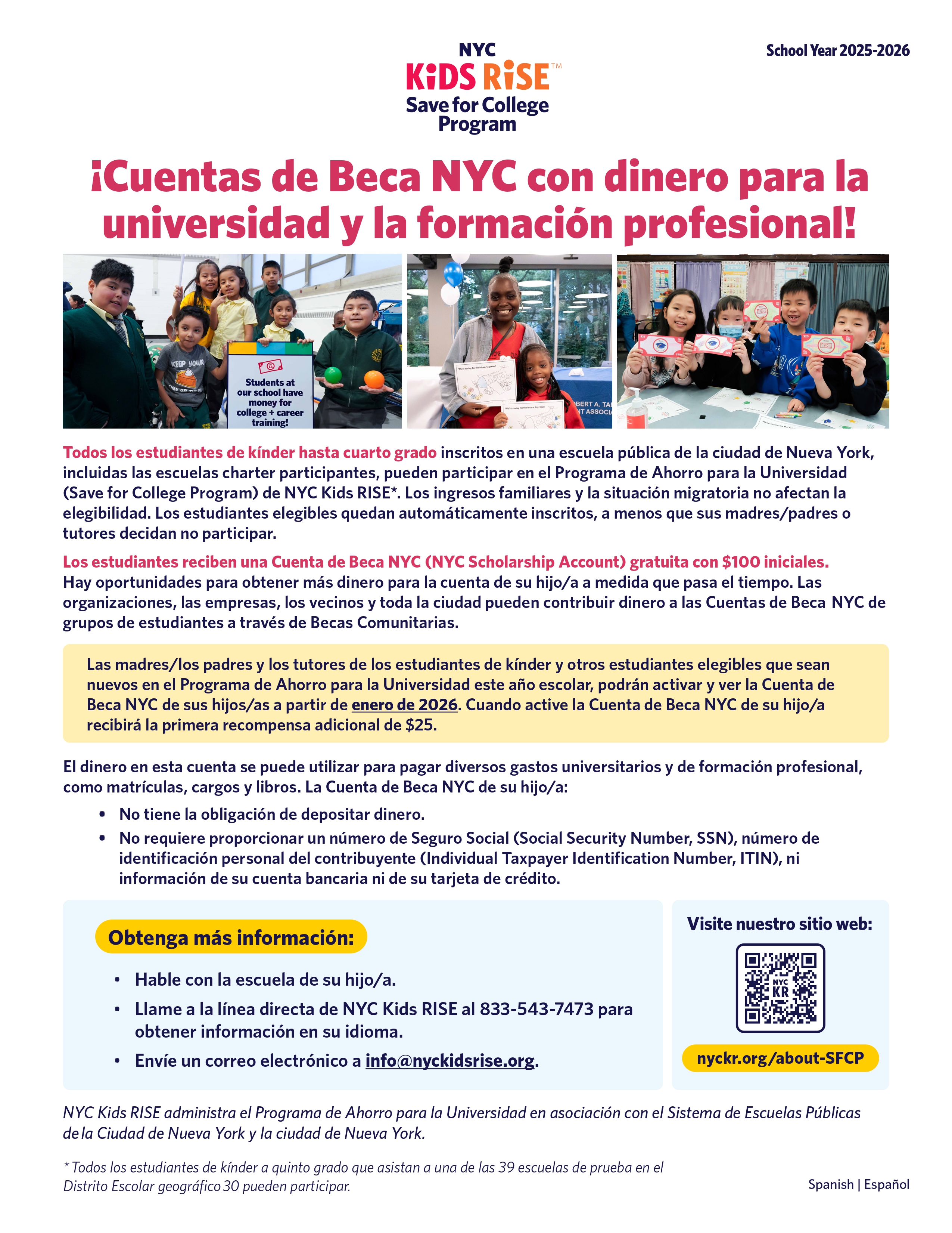 NYC Kids RISE Spanish