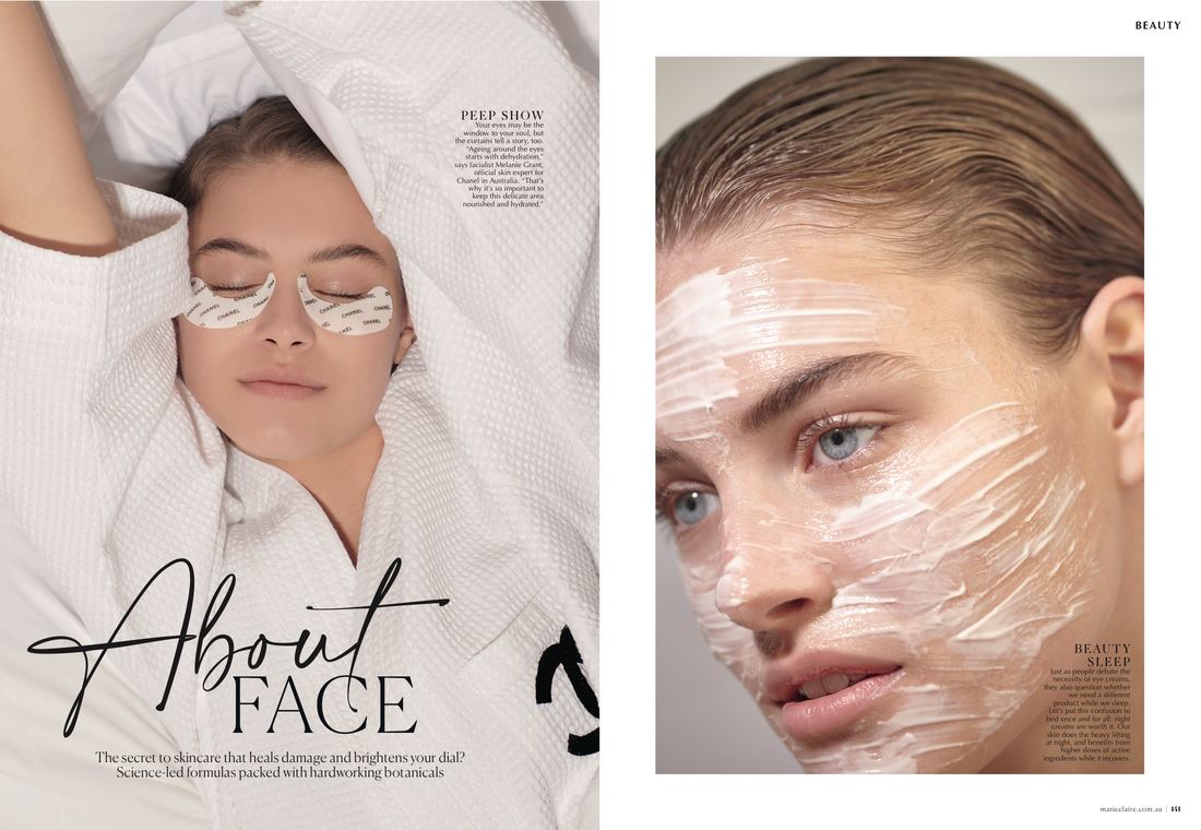 First page of the Marie Claire Australia tearsheet