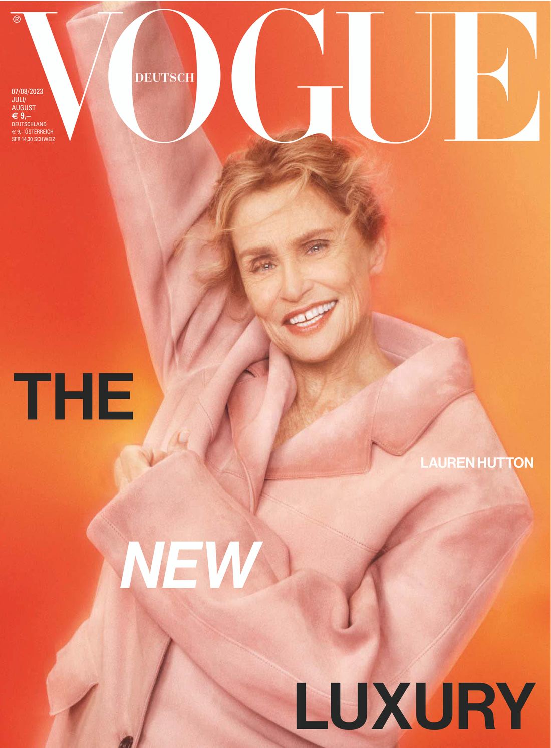 First page of the Vogue Germany tearsheet