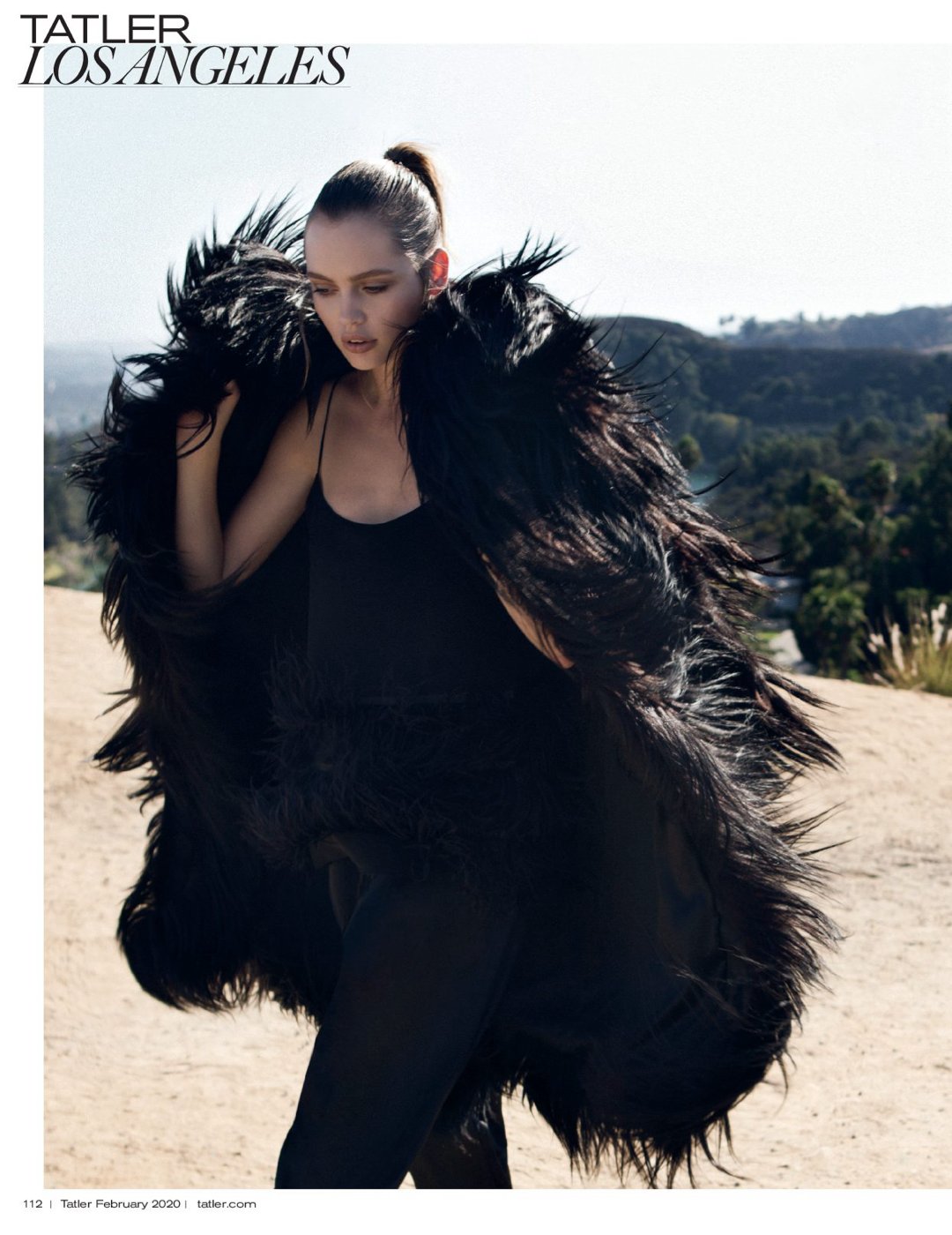 First page of the Tatler tearsheet
