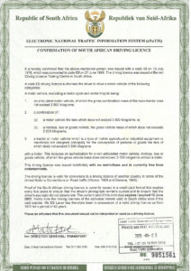 Drivers  License  Confirmation