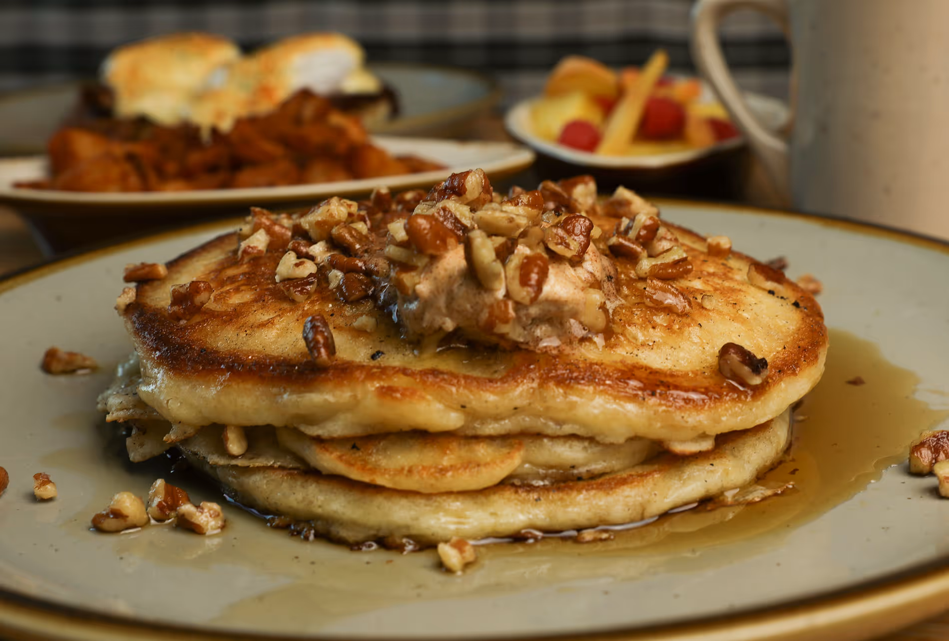 Maple Pecan Pancakes