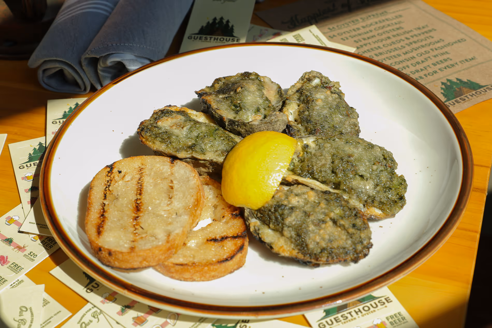 Oysters Rockefeller