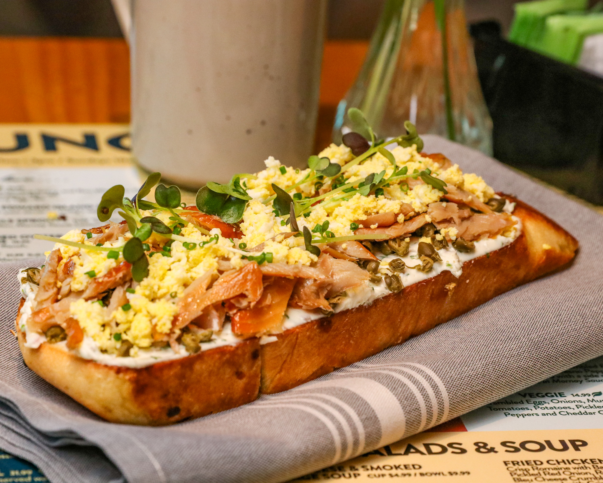 Smoked Trout Toast