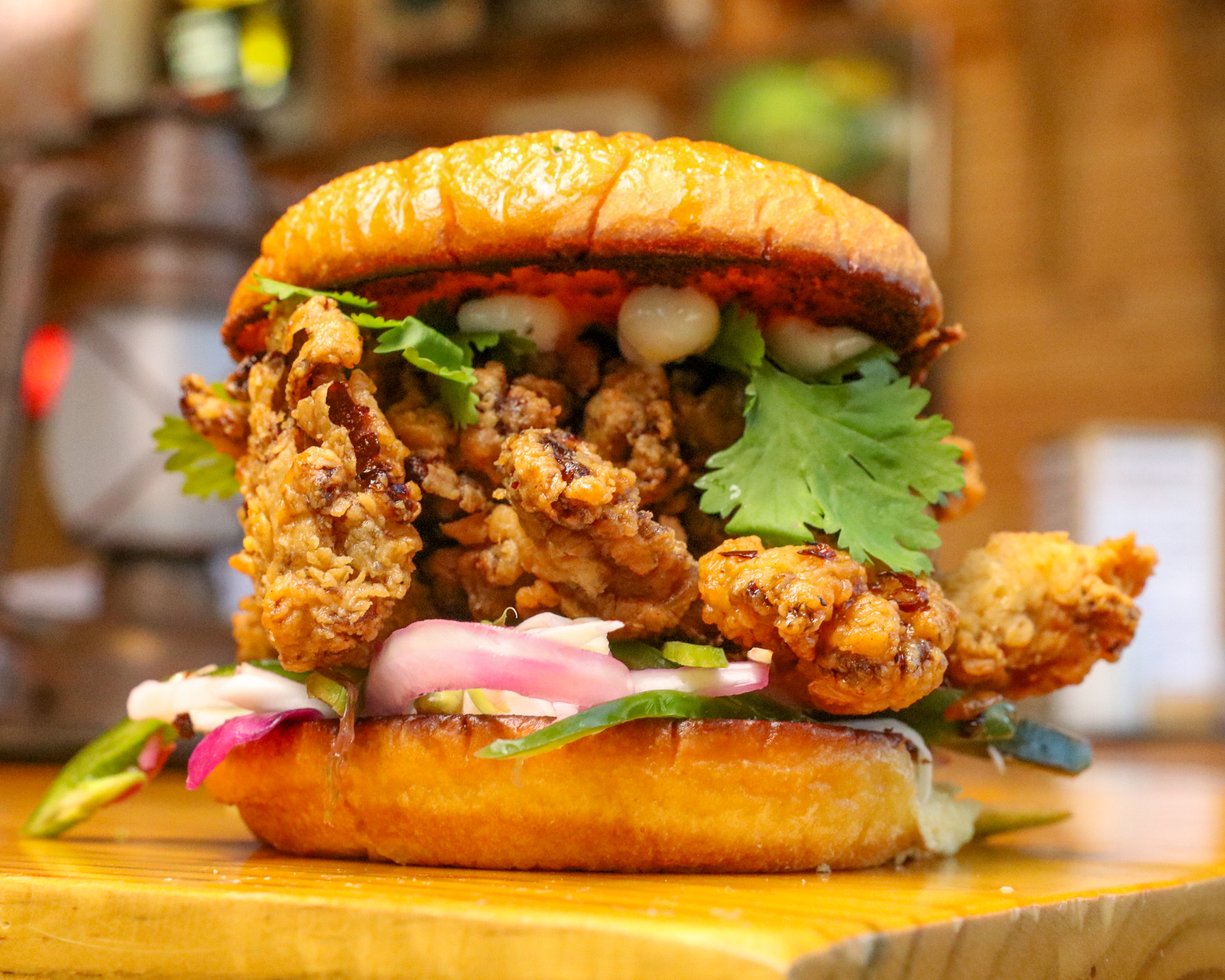 Crispy Mushroom Sandwich