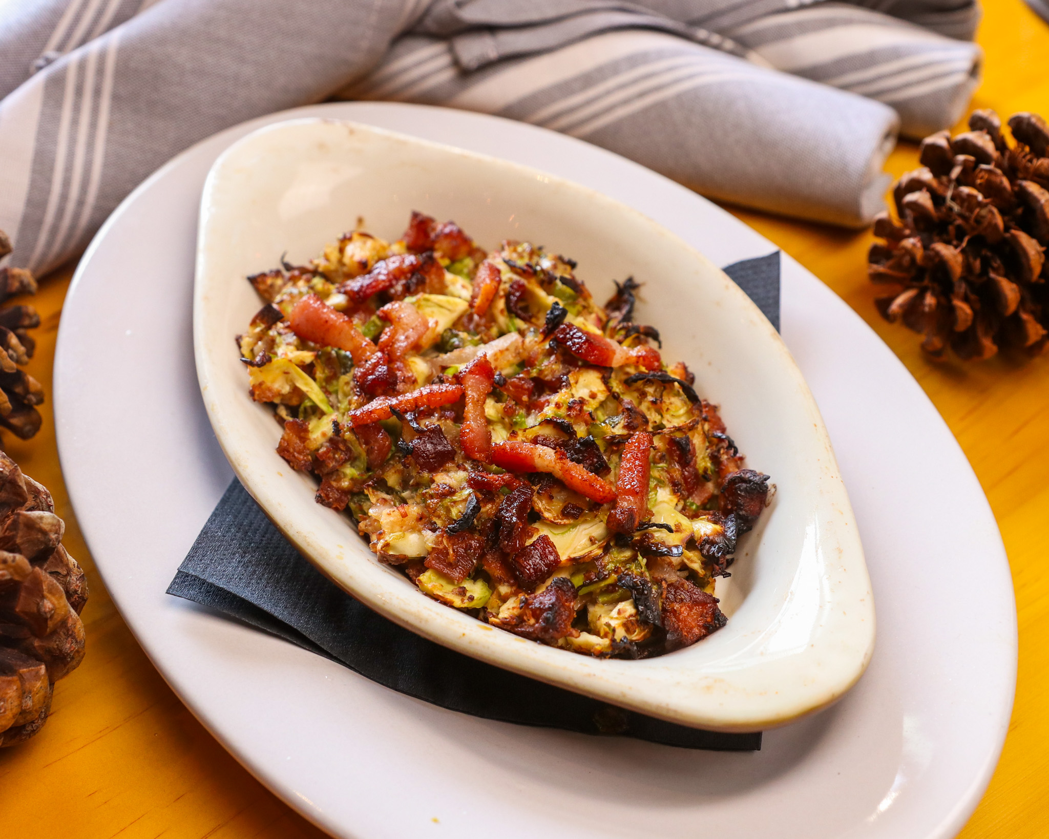 Warm Brussels Sprout Salad