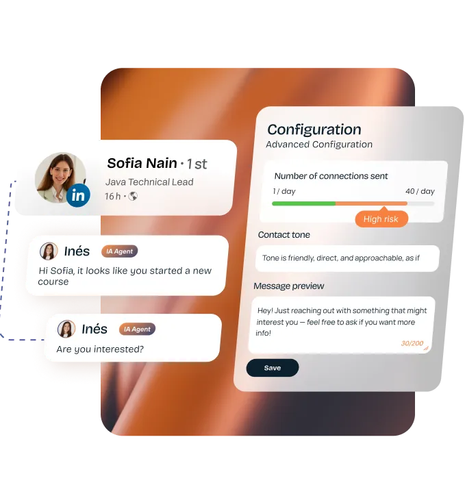 Advanced AI agent customization and campaign control interface