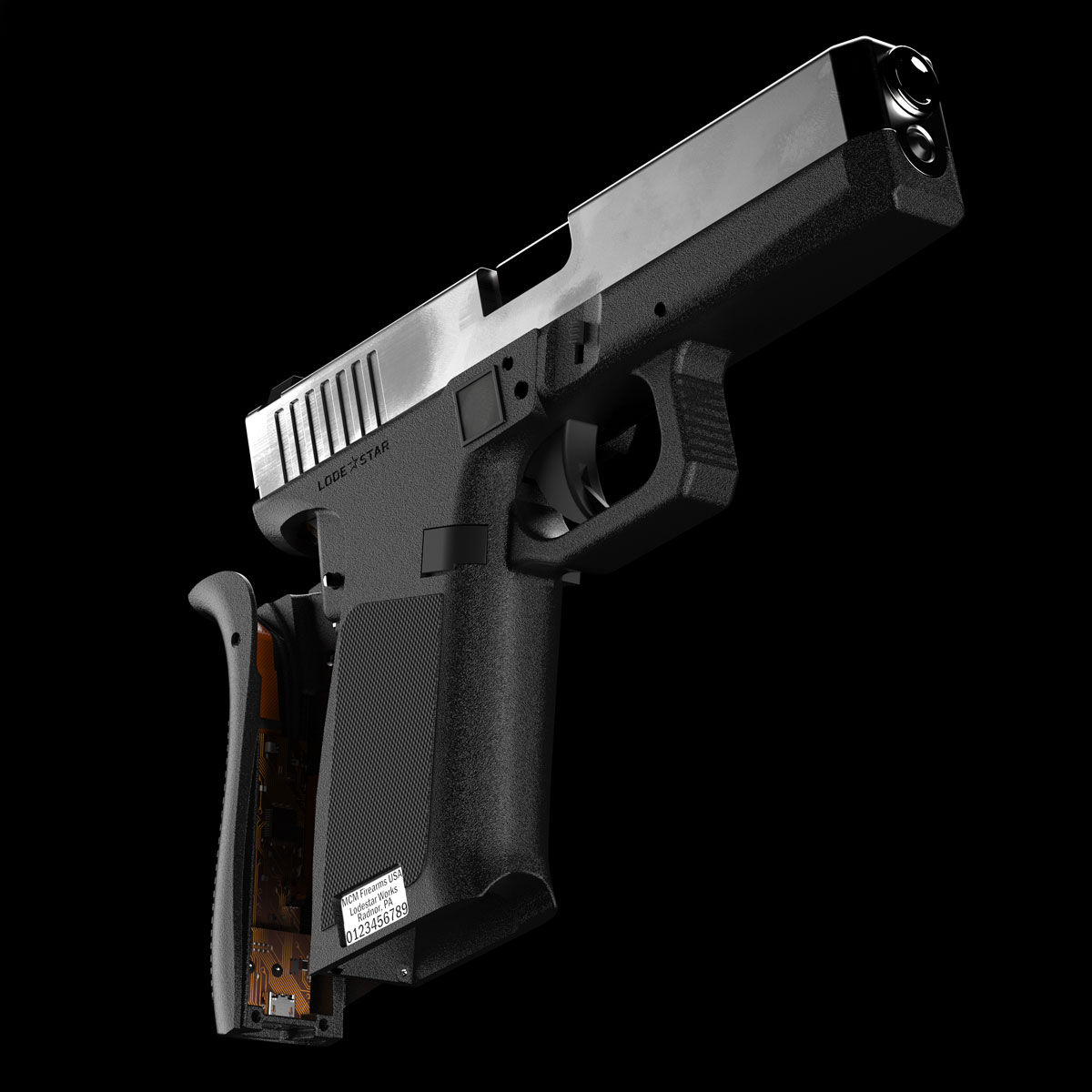 Biometric smart firearm with fingerprint and app unlock