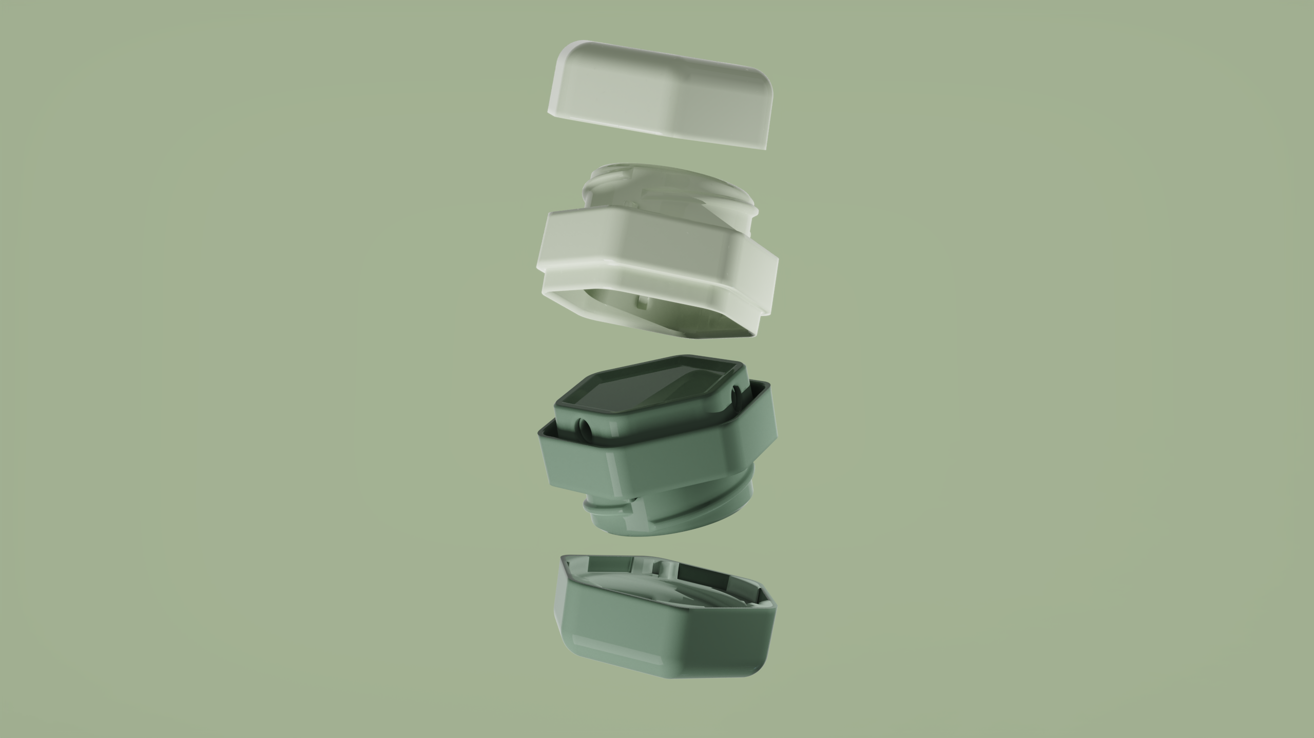 Sustainable contact lens case, an FDA Class II medical device