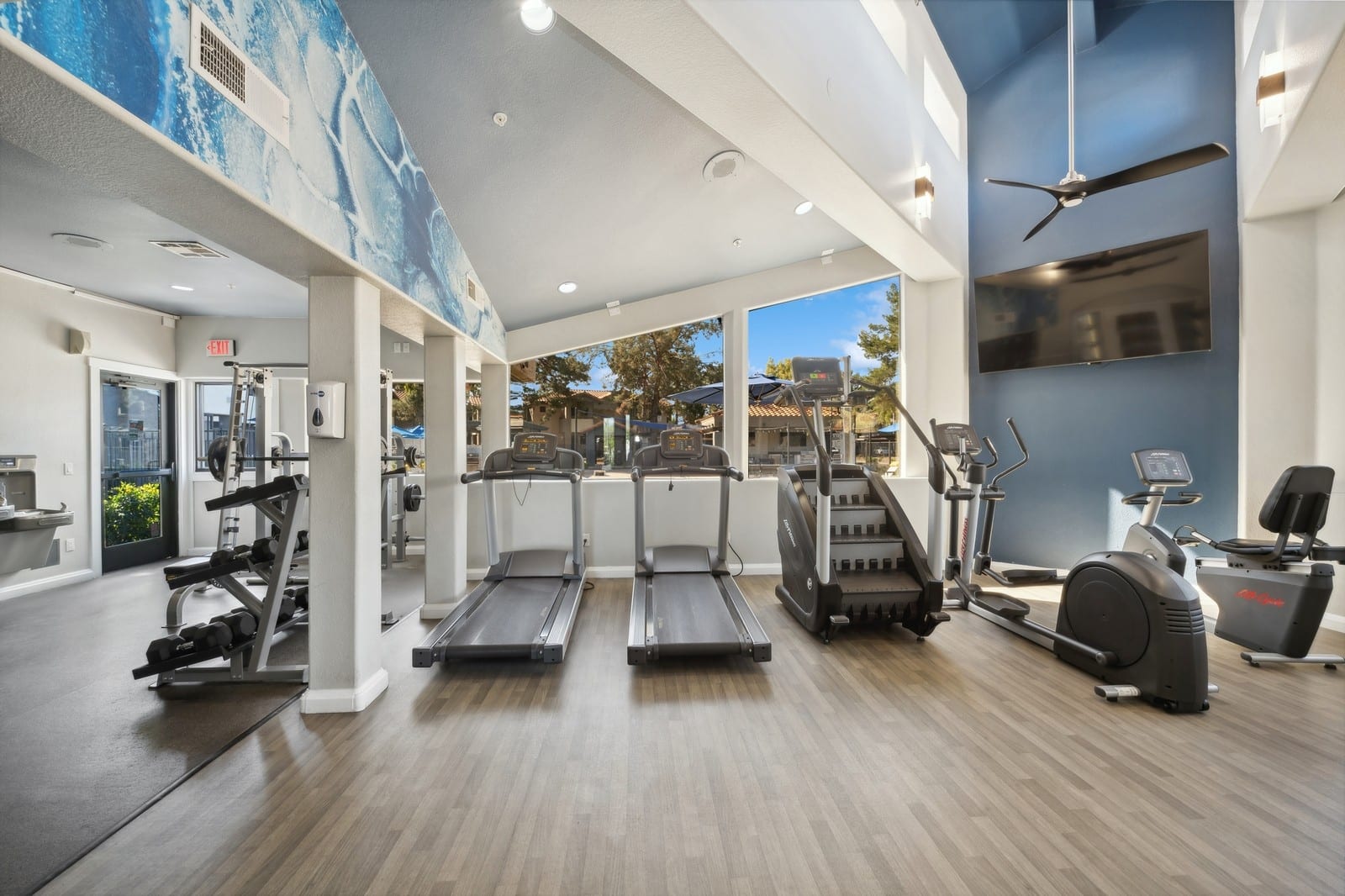 24-hour fitness center